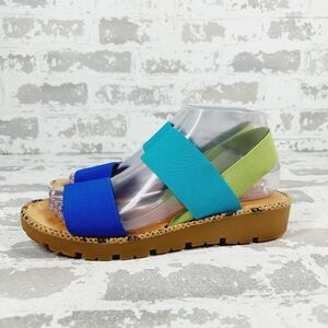 The Flexx Strappy Tricolour Platform Sandals M243
